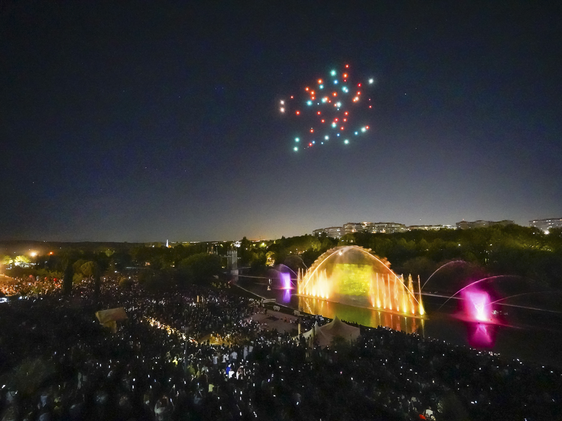 10º aniversario Parque Europa - Drone Light Show