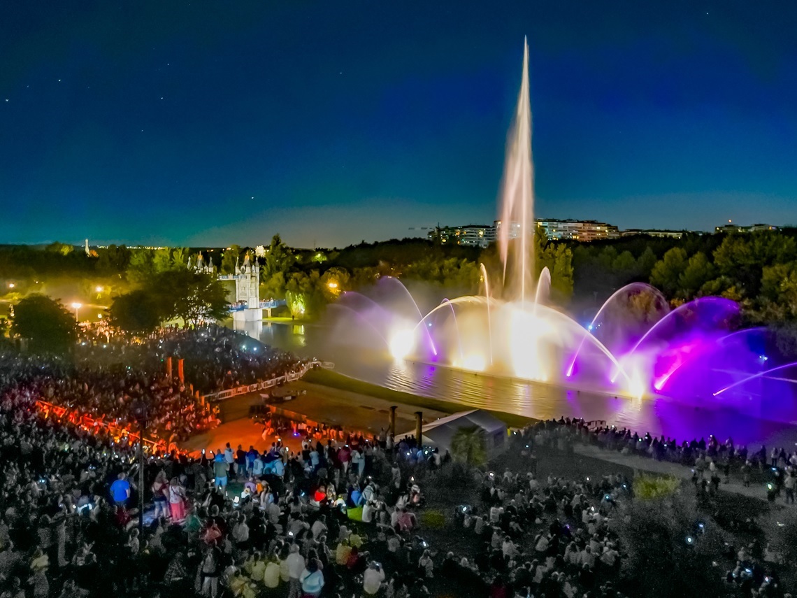  Espectáculo Fuente del Parque Europa