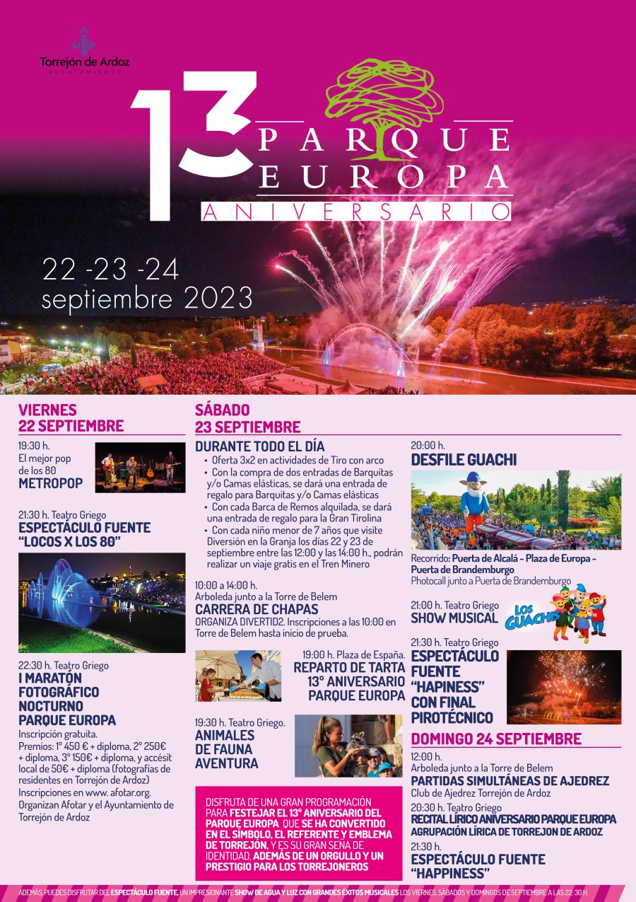 13º aniversario Parque Europa